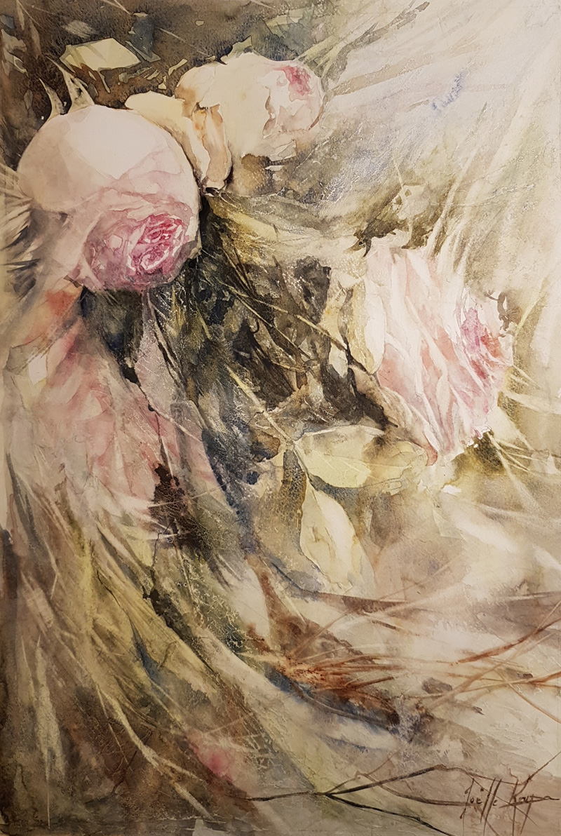 Cascade de roses Joëlle Krupa